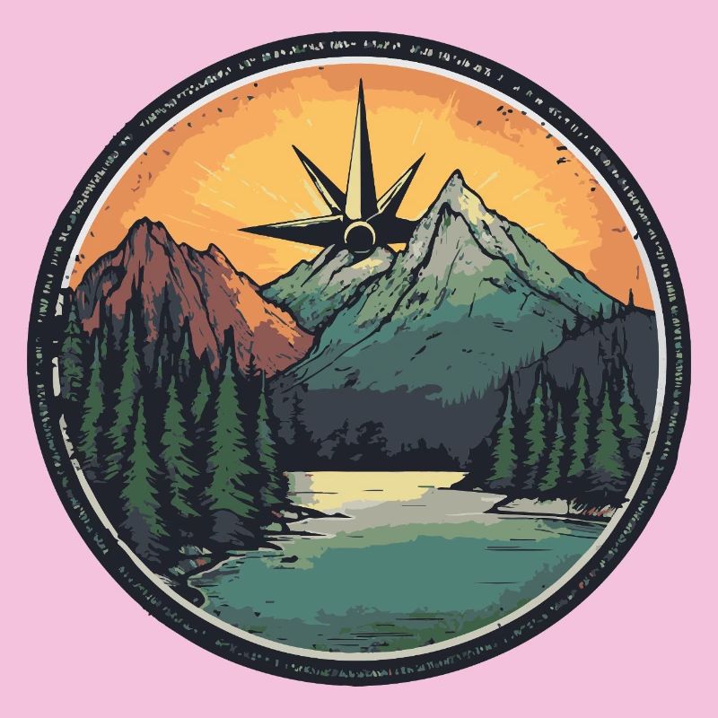 Berge Kompass