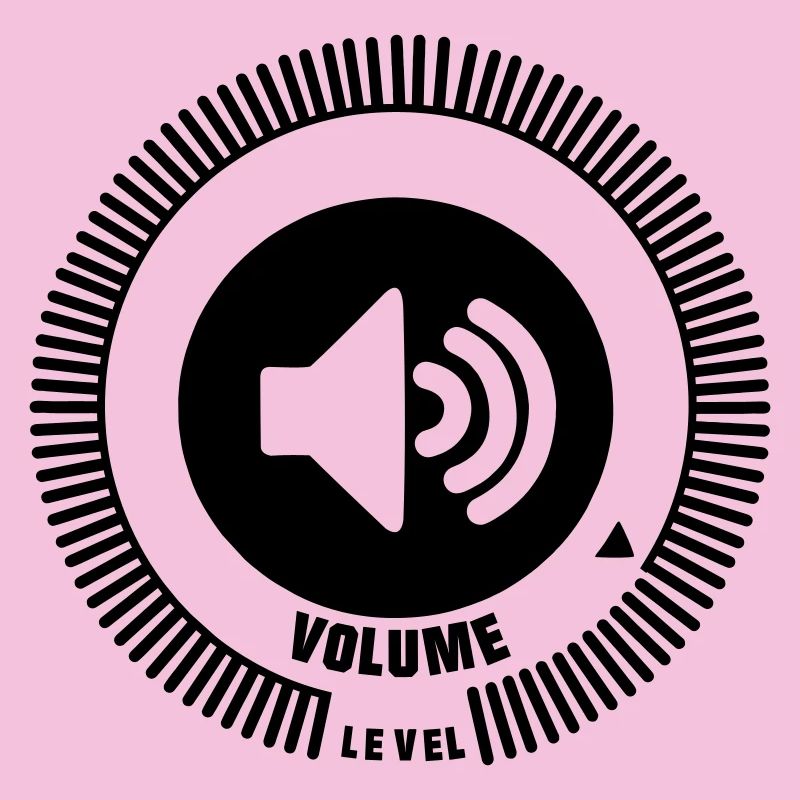 Volume level knob