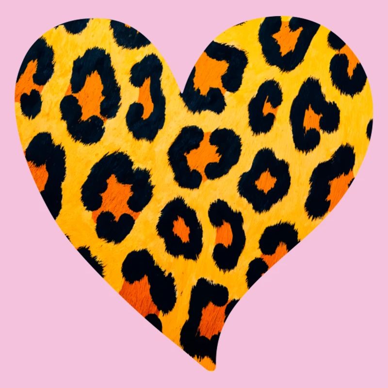 Leopard Heart Pattern