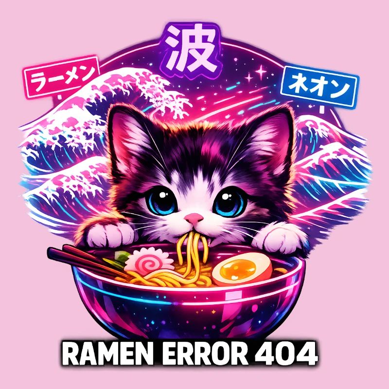 Ramen Neko Neon 404