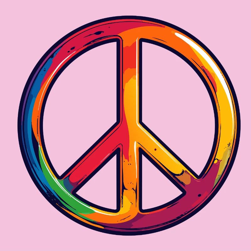 Rainbow Peace Symbol
