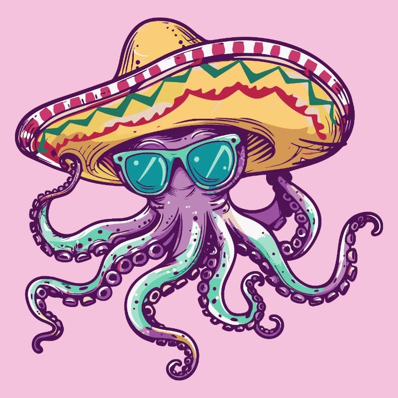 Sombrero drôle de pieuvre