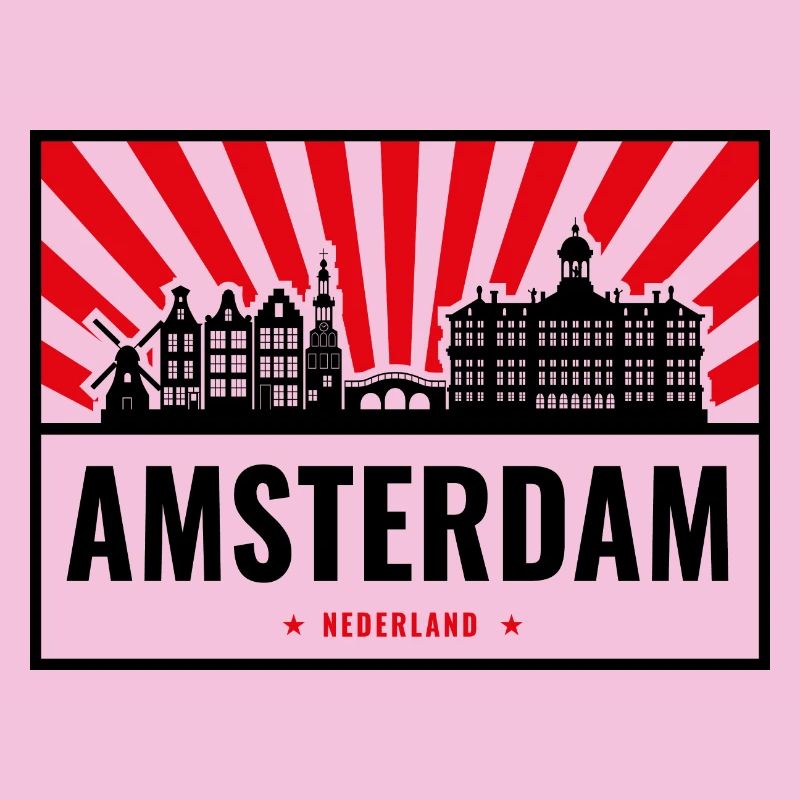 Amsterdam Skyline Netherlands Design