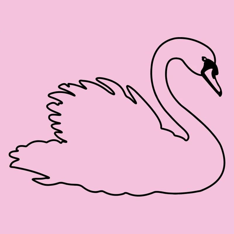 Transparenter Schwan