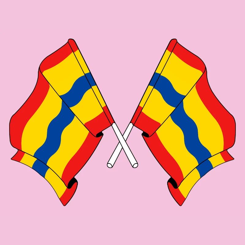 Deux drapeaux de la province d'Overijssel