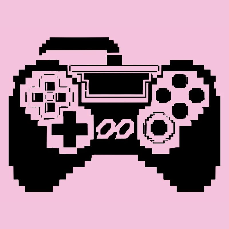 Graphismes pixel de la manette de jeu