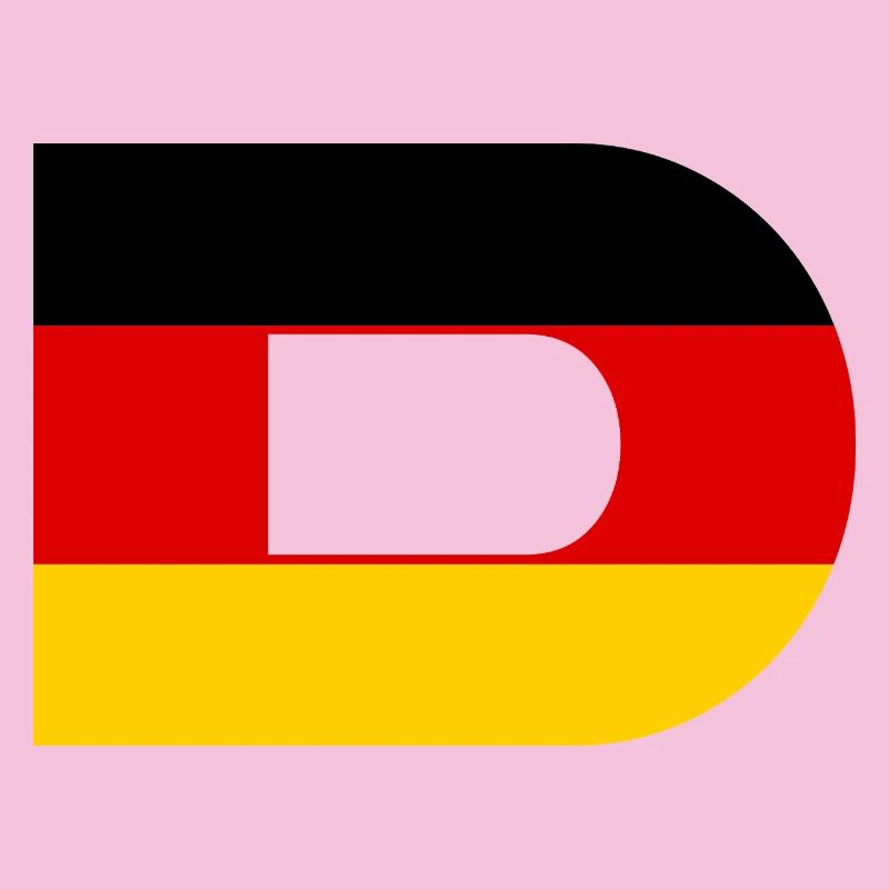 D- Germany Flag Style