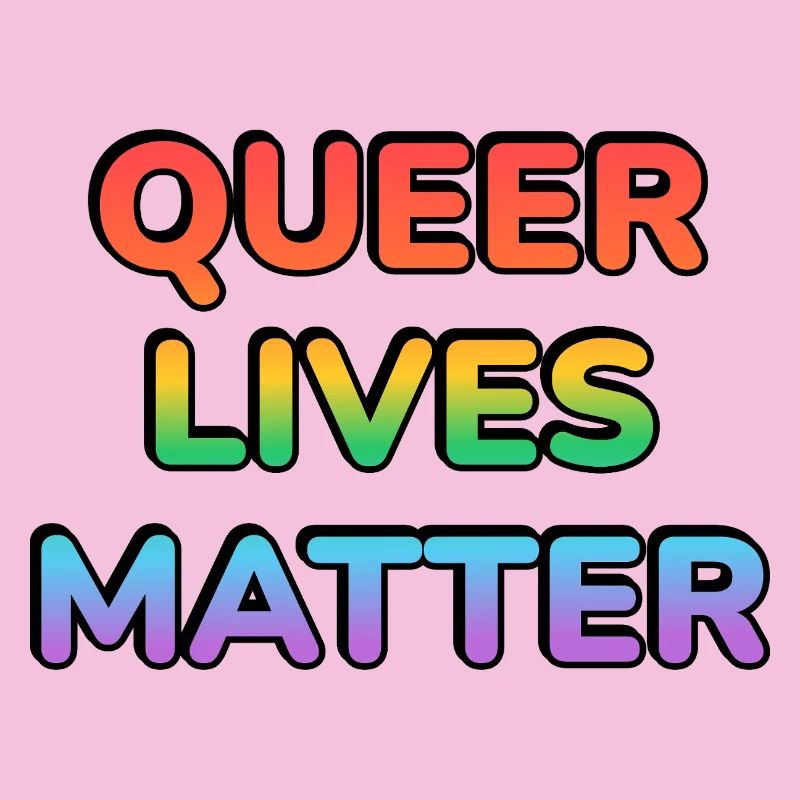Queer Lives Matter Rainbow