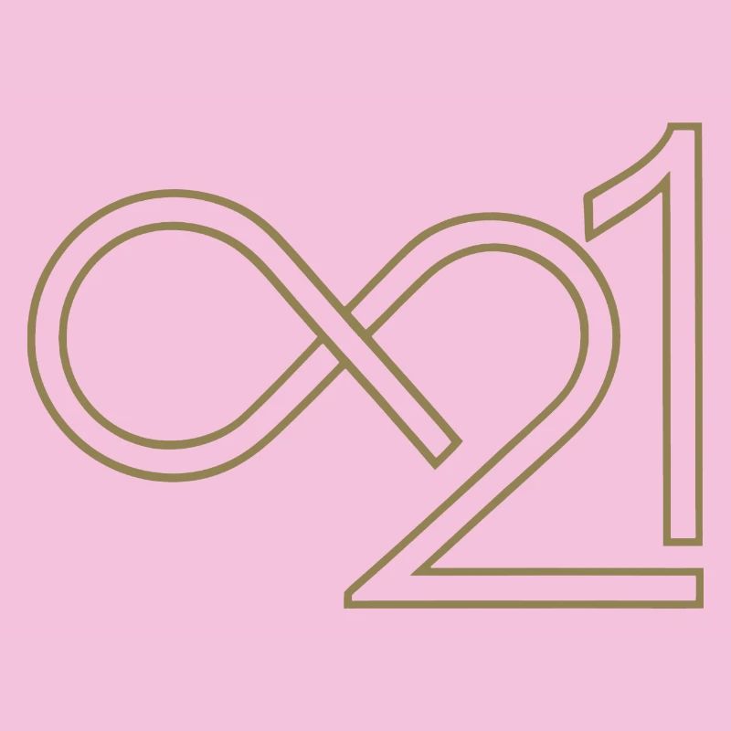 Bitcoin 21 Million Infinite Minimalist