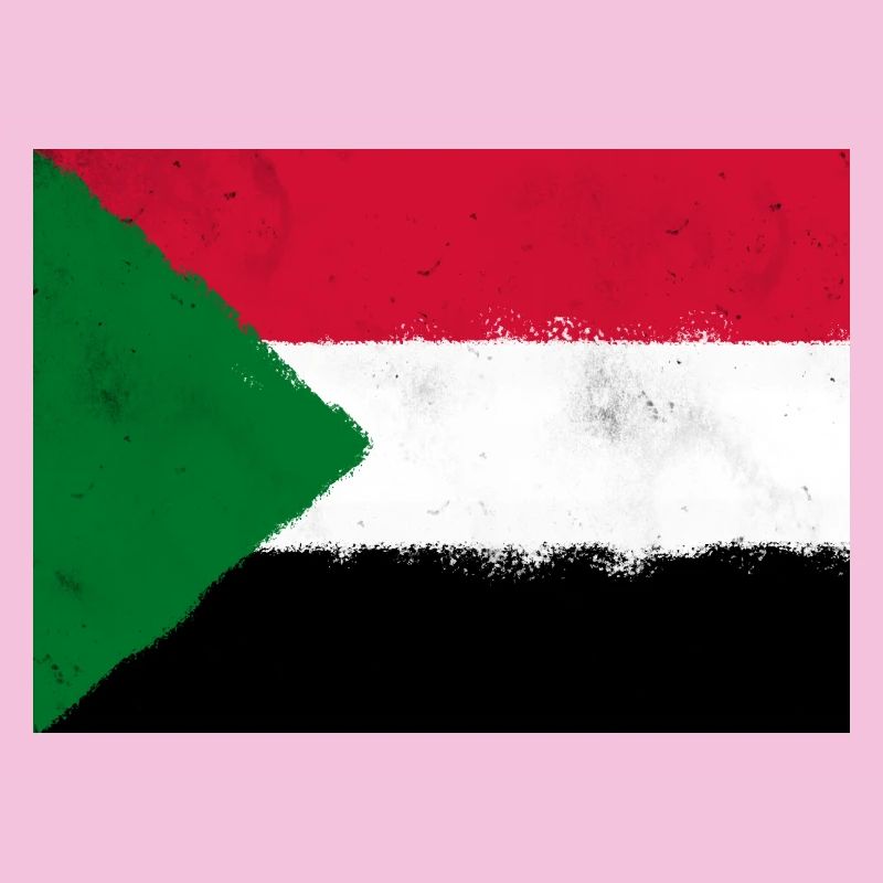 Flagge des Sudan