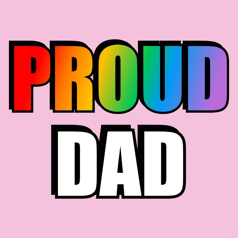 Regenbogen Stolz Papa Design