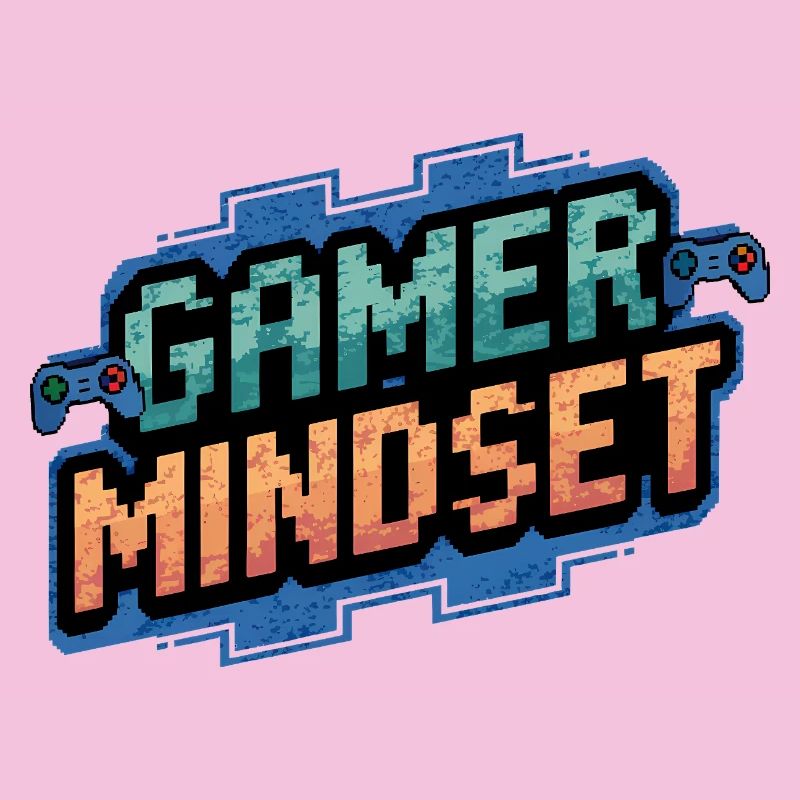 Conception pixelisée du minset gamer