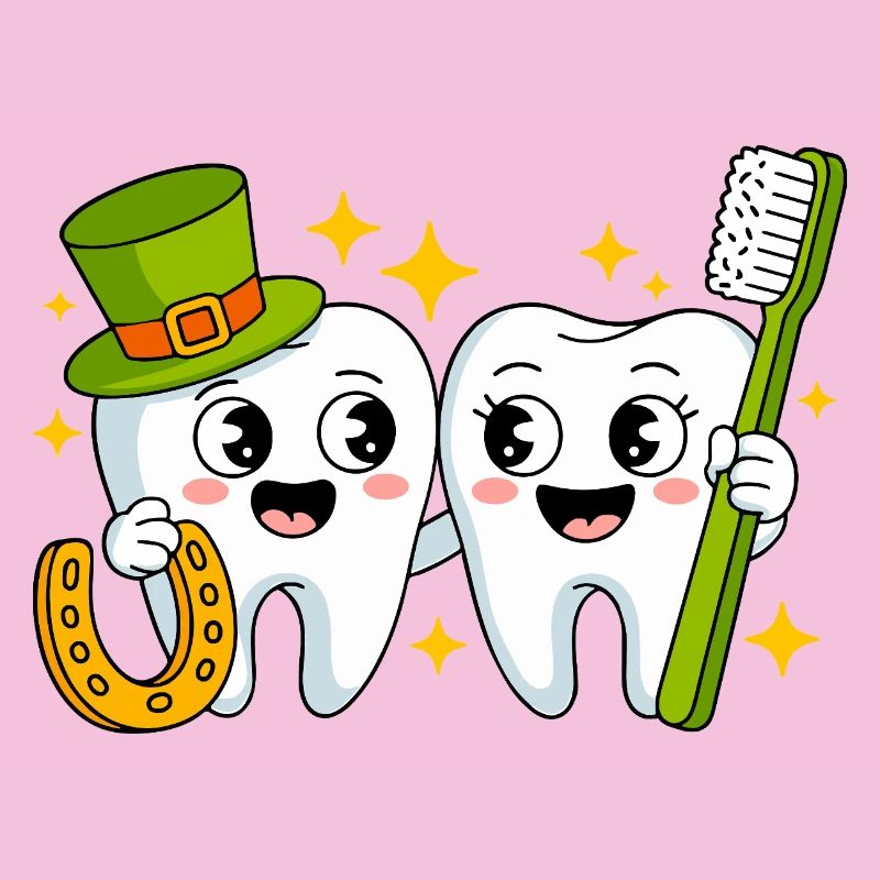 Funny Dentist St Patricks Art