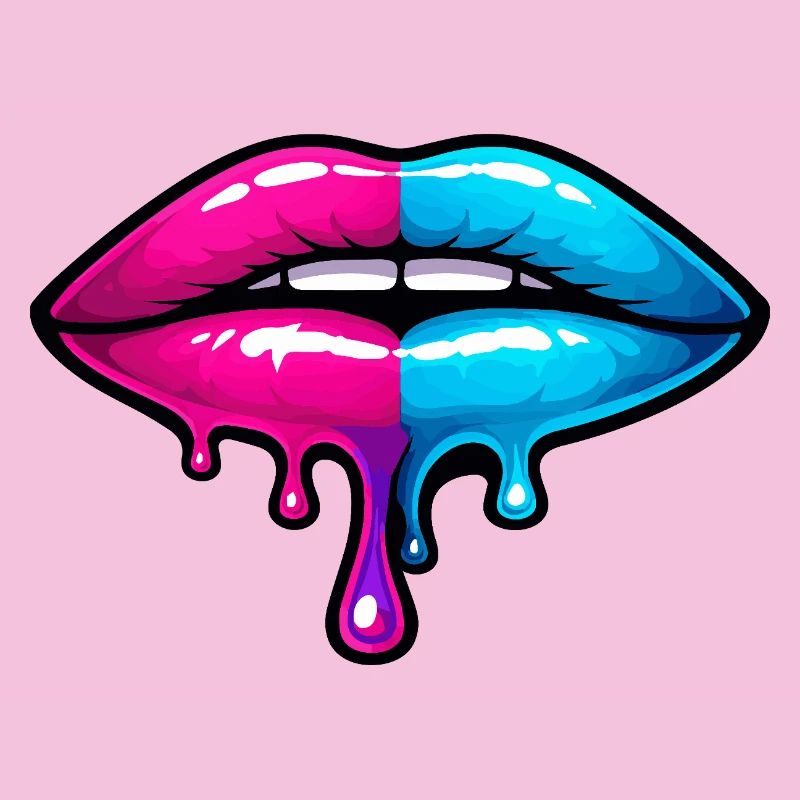 Split Neon Lip Melt