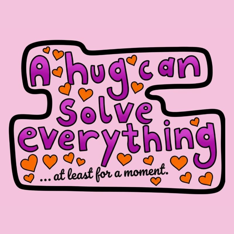 A hug can help