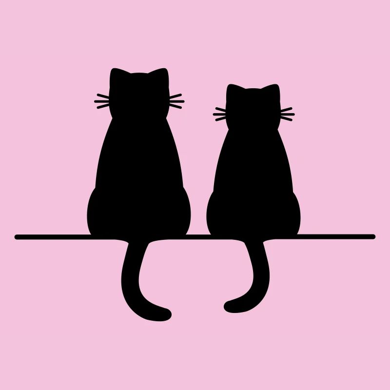 Cadeau d'amour d'amitié de chat de chats de chat