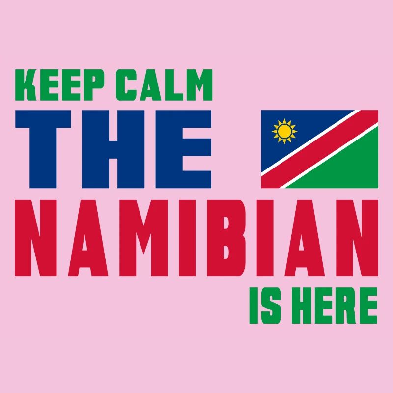 Keep Calm Namibia flag design