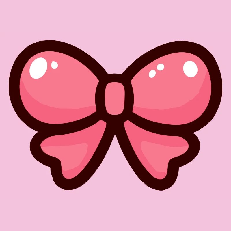 Conception d’arc de dessin animé rose