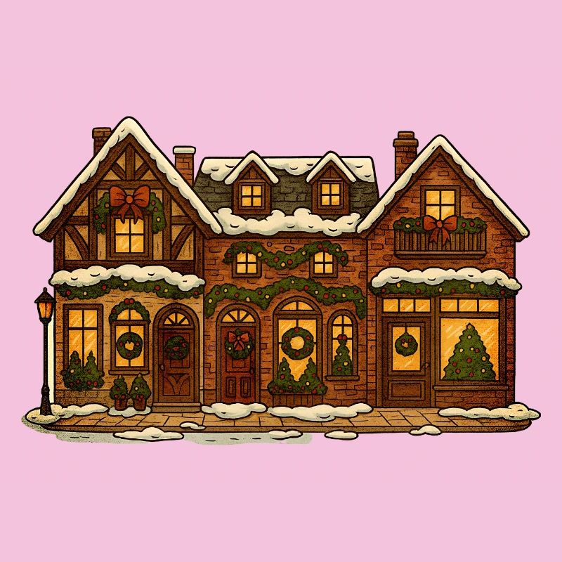 Winterliches Weihnachtsdorf