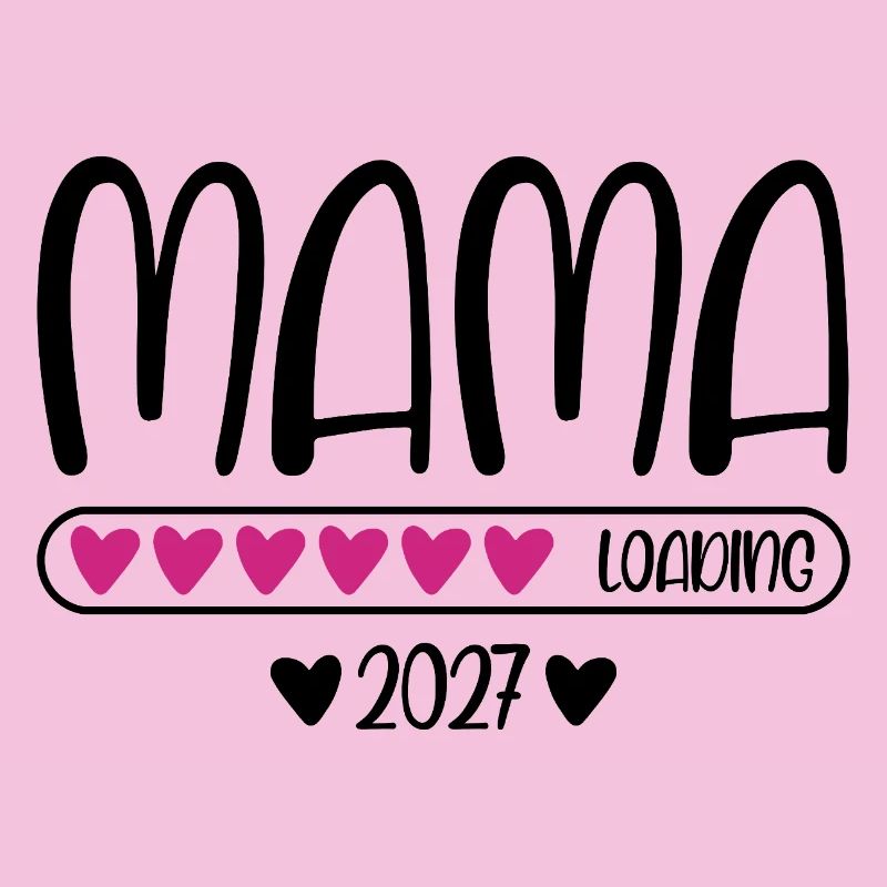 Mama 2027 loading mit Herzchen Ladebalken