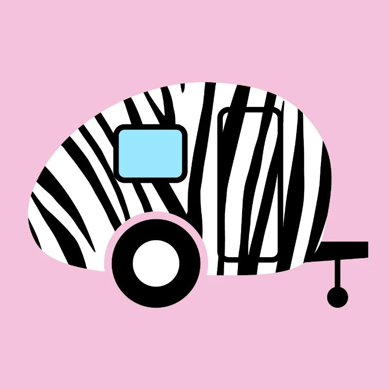 Caravane Caravane Zebra Pattern Holiday Camping