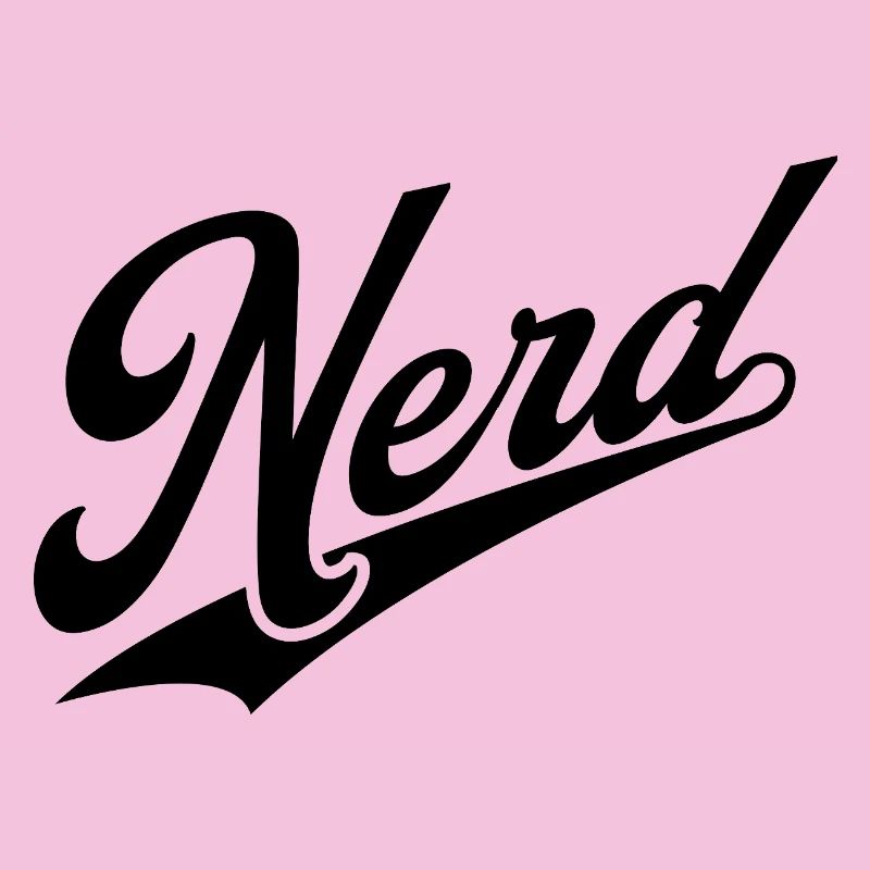 NERDY forever - NERD retro schwarz