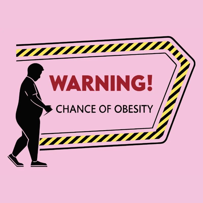 Warning: Obesity Caution Graphic