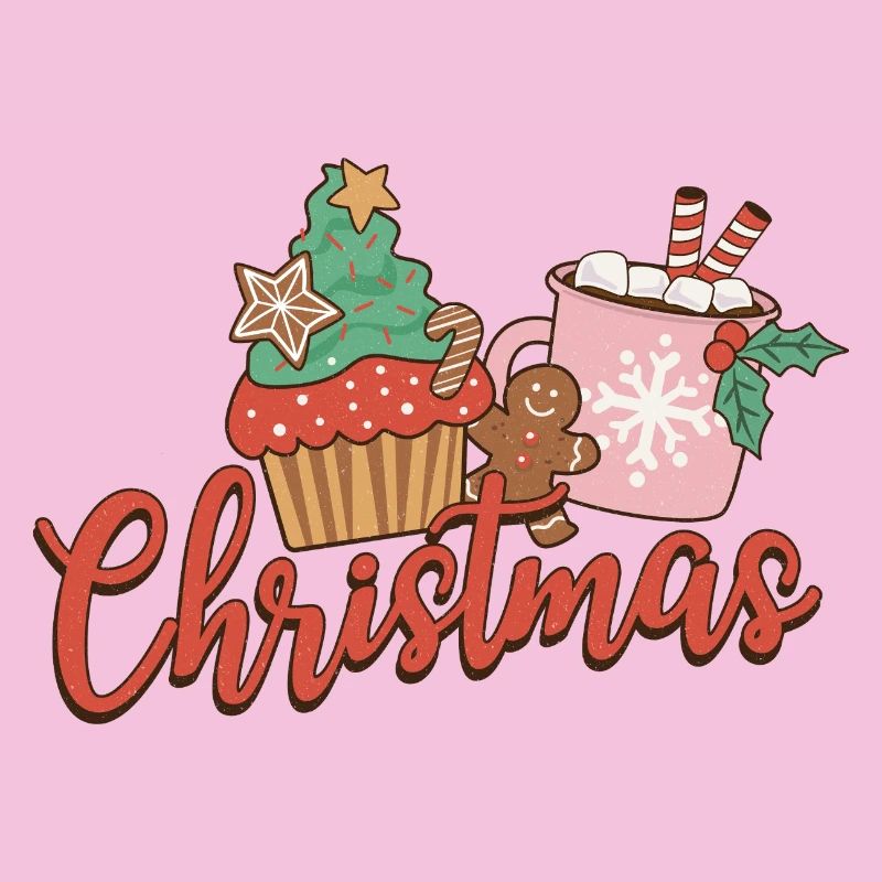 Weihnachts Cupcake Motiv