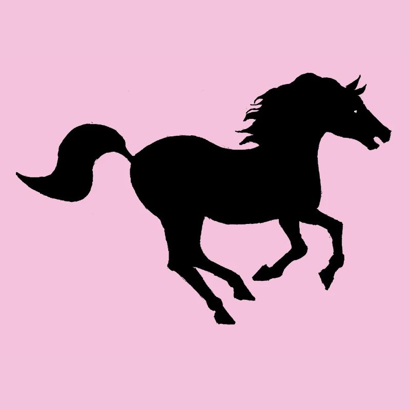 Cheval Noir création de Louis RUNEMBERG Adagp 
