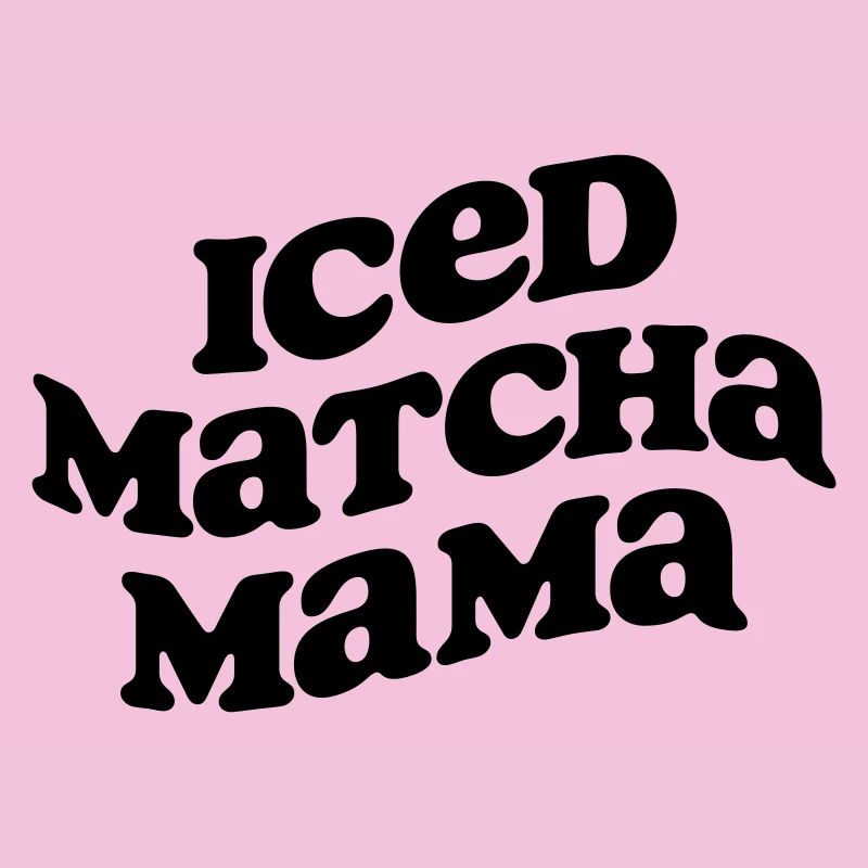 SVG File Iced Matcha Mama