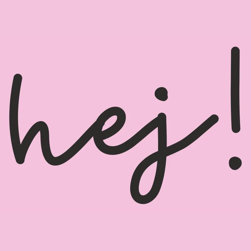 Hej – design de mots scandinave