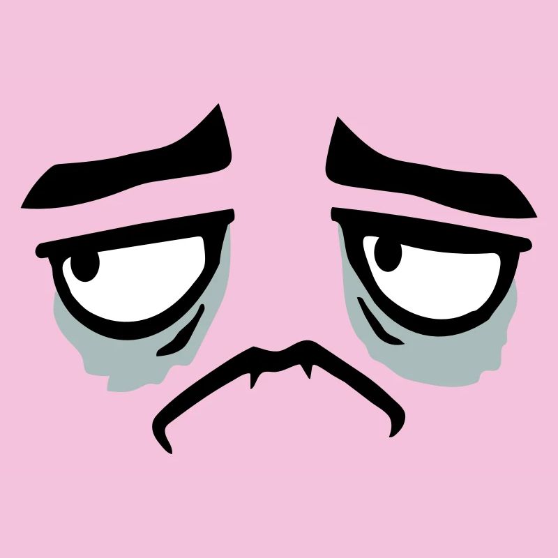 Grumpy sad disappointed face funny