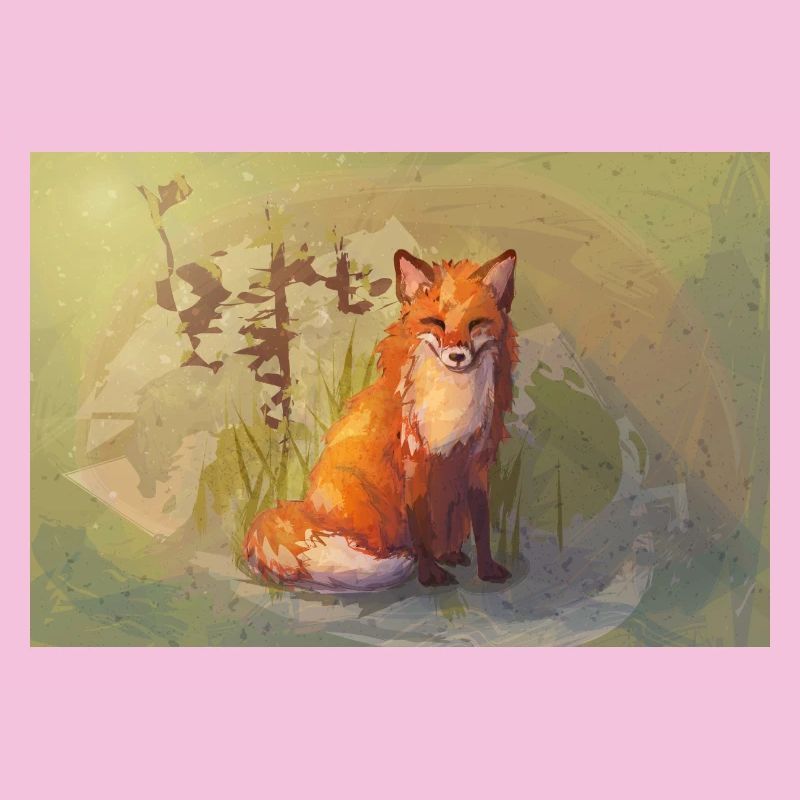 Herbst Fuchs Poster