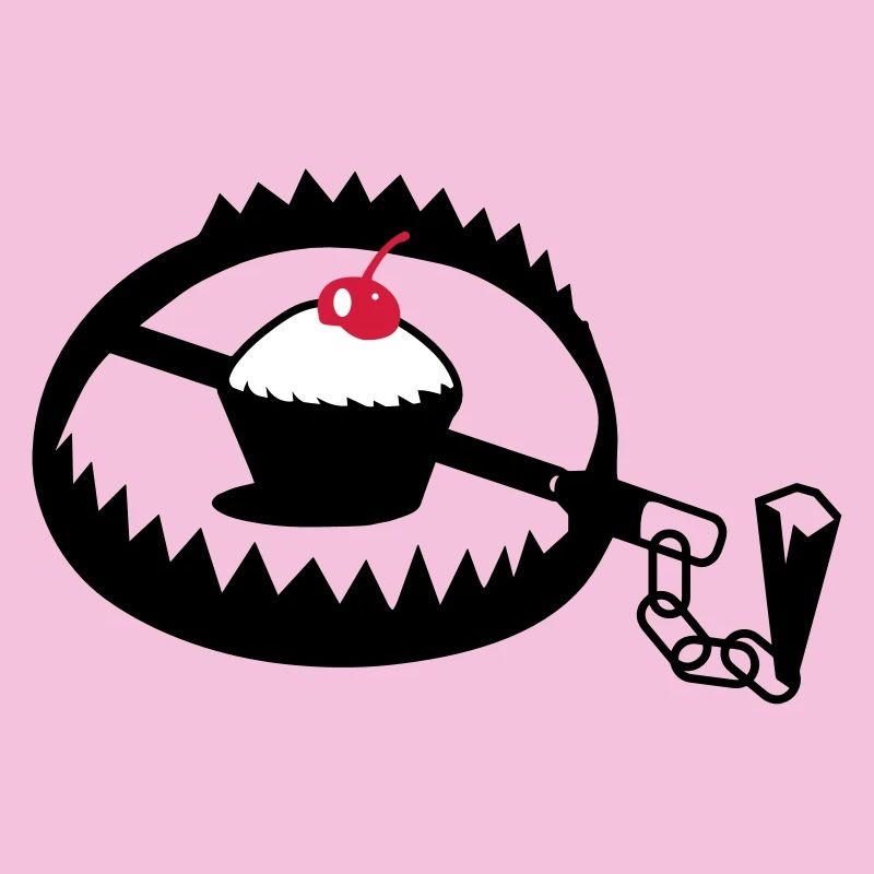 Fangeisen mit Cupcake