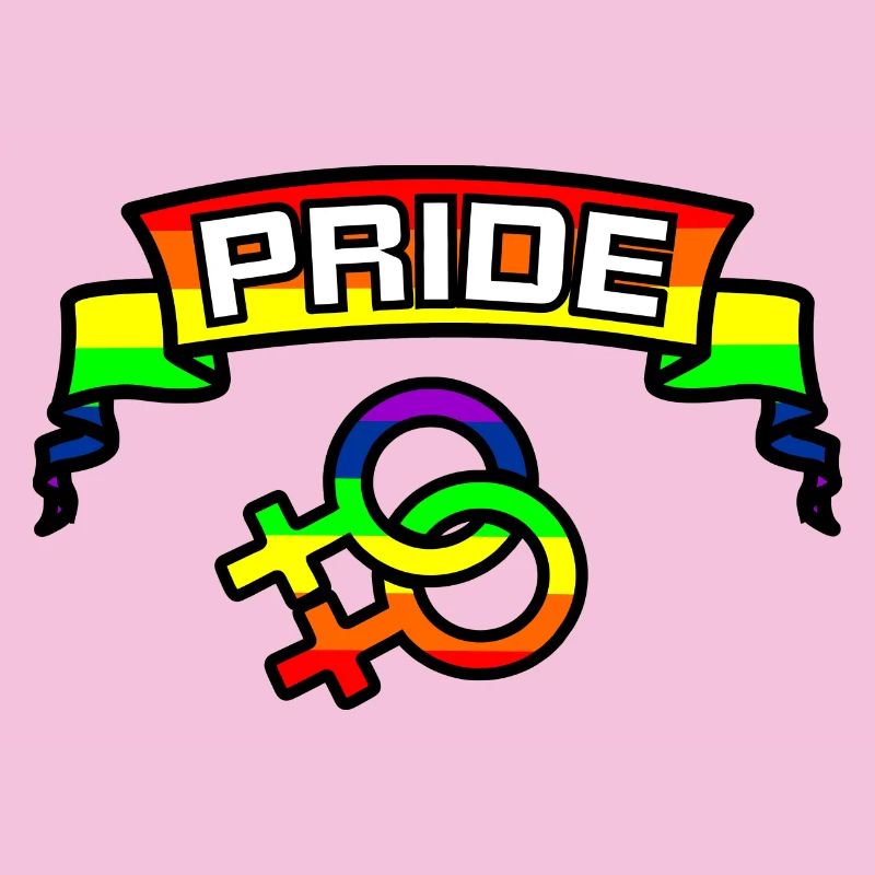 Rainbow lesbies proud logo 2