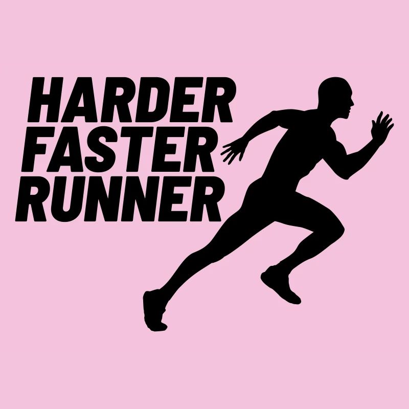 coureur plus dur et plus rapide