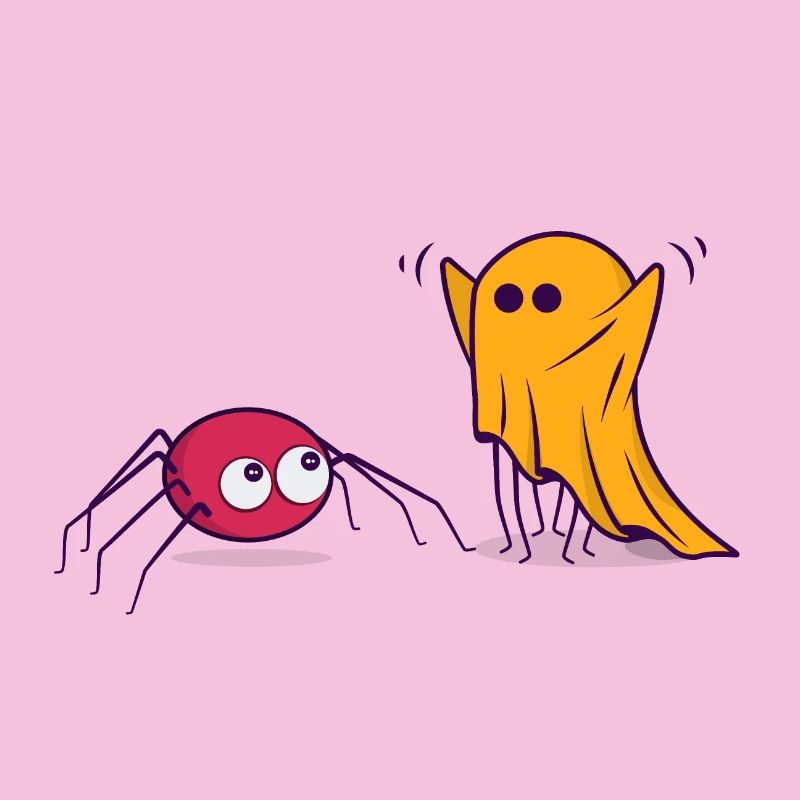 Halloween Spinne Geist Comic Cartoon Comic