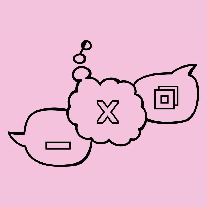 Computer speech bubbles