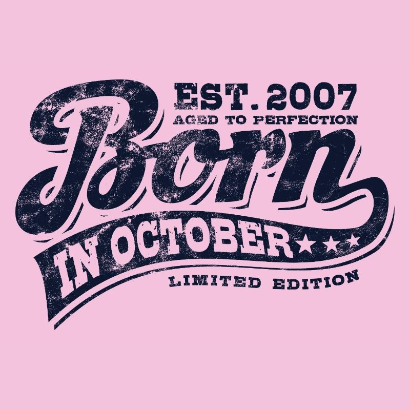Born in October 2007 - Geburtstag - Geschenk