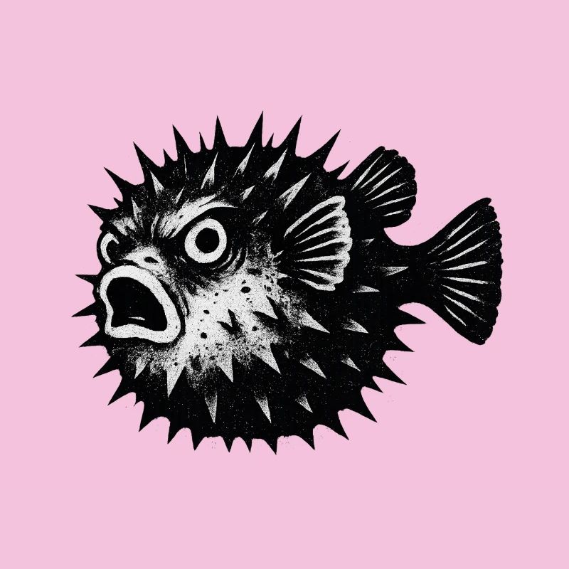 Stachelfisch Schreckerface