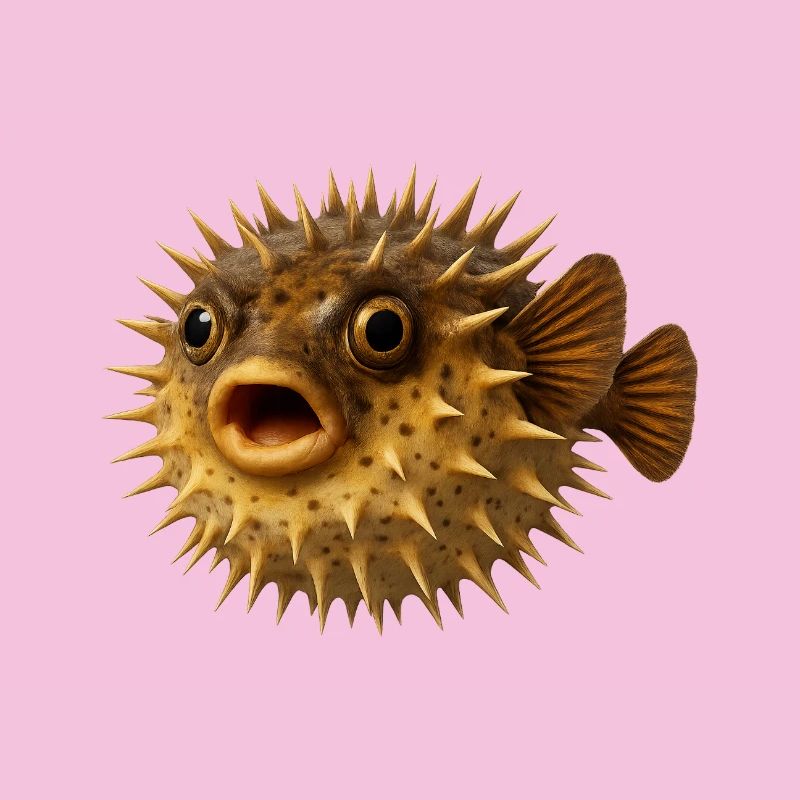 Spiny Fish Underwater Pattern