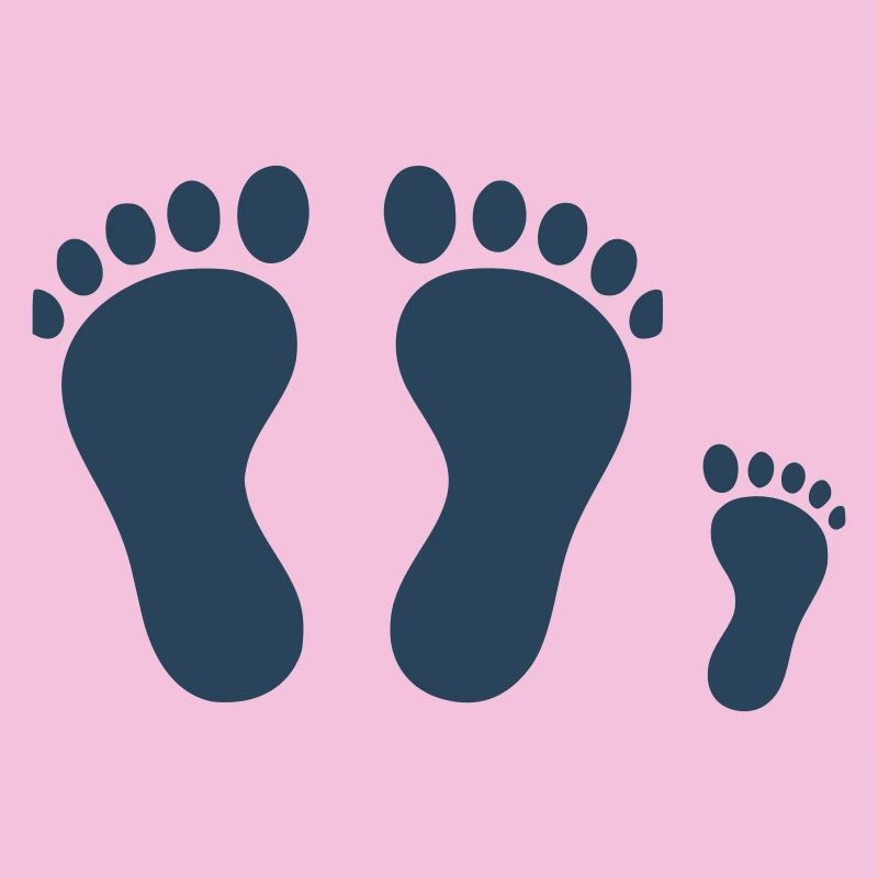 Family Footprints | Common Paths Vector