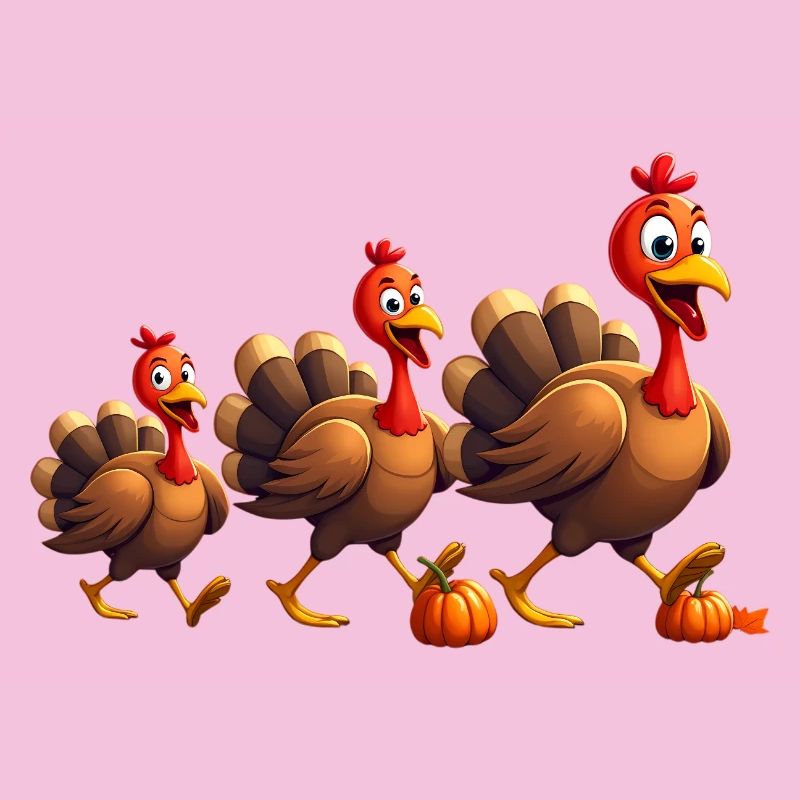Bébé dinde de Thanksgiving