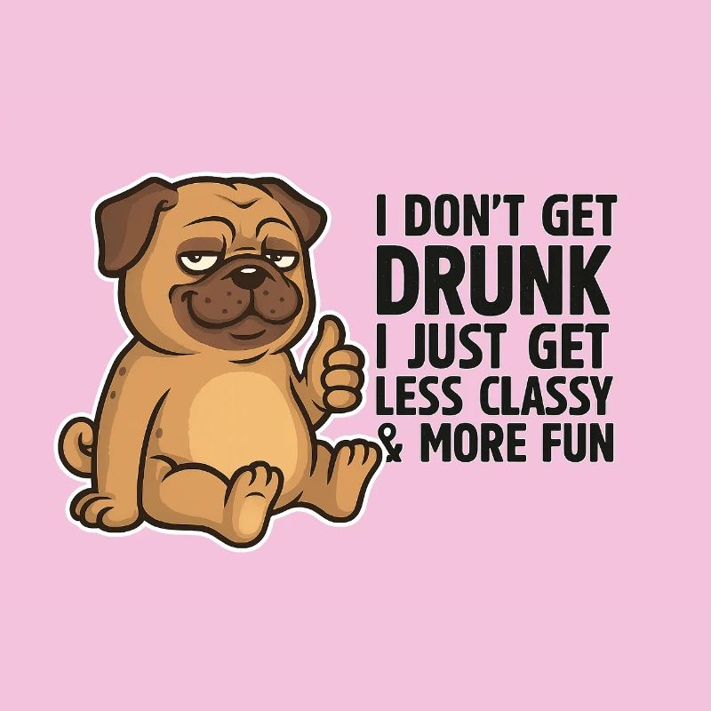 Less Classy More Fun Pup