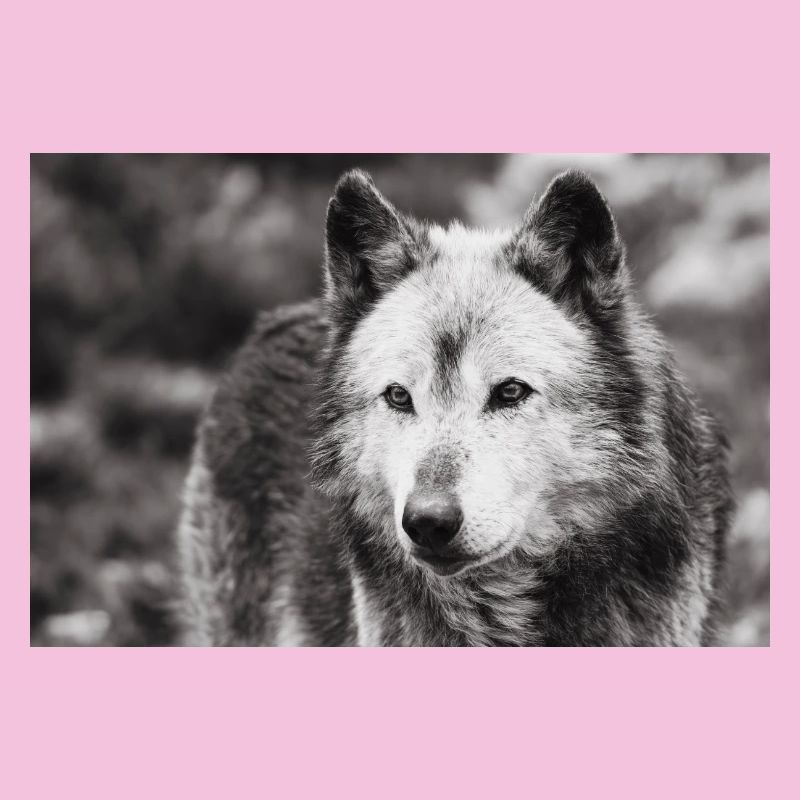 Lone Wolf Black and White