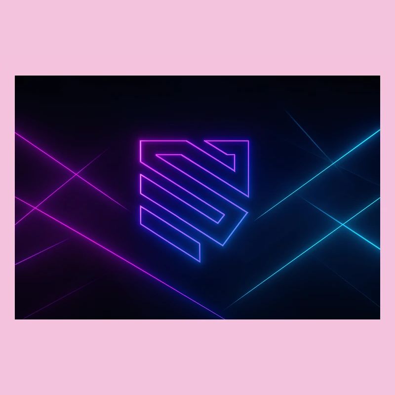 Neon Geometry Glow