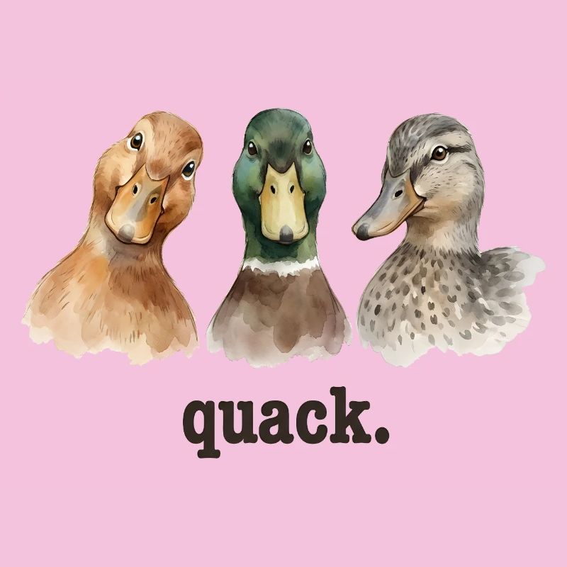 Duck Quacking Funny Duck Lover Croaking