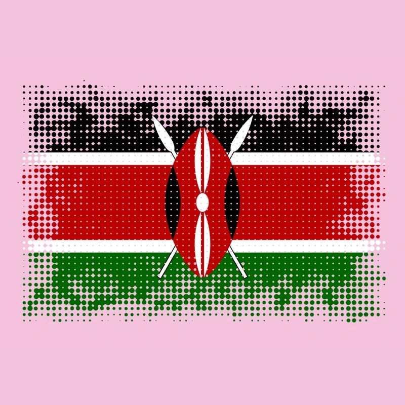 Pays du drapeau Kenya
