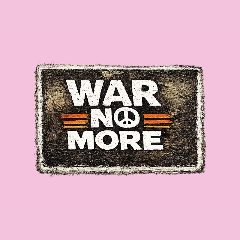 War No More – Sticker Peace & Humanity