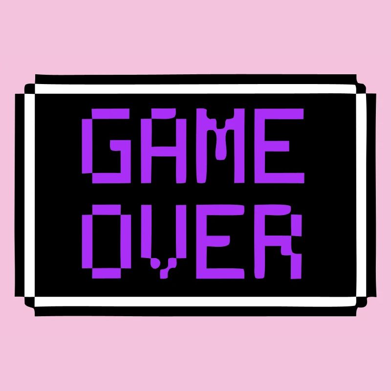 Game Over Shield Rétro Gamer